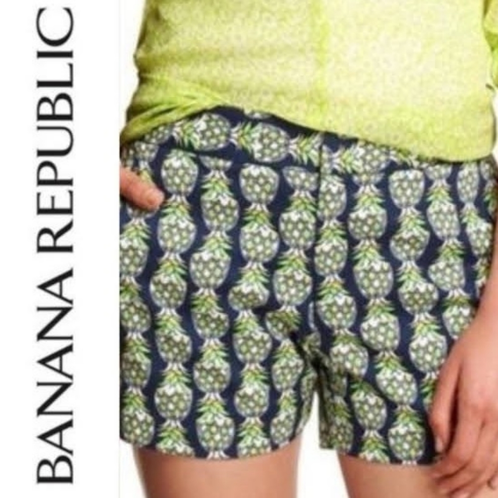 Banana Republic Pineapple Shorts - Picture 7 of 7
